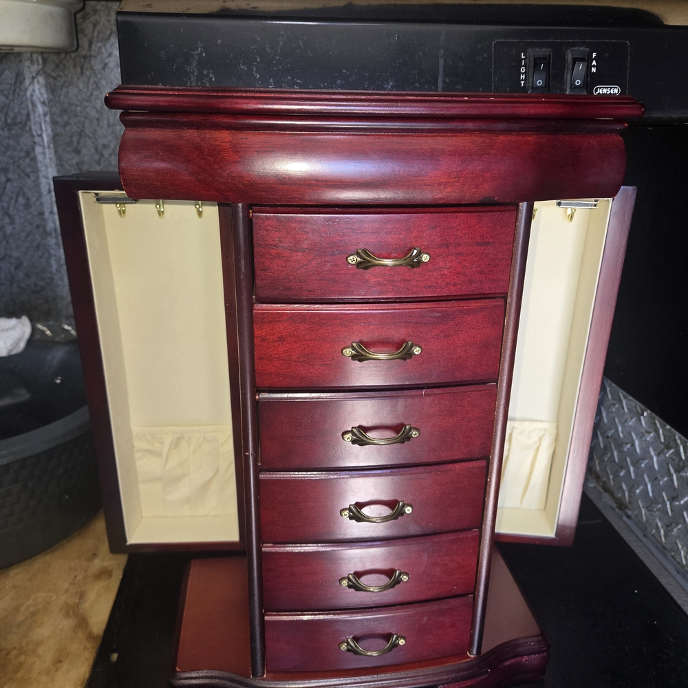 Elegant Wooden Jewelry Organizer